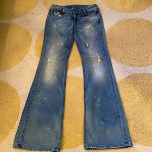 DIESEL LOUVELY wash bootcut stretch jean W26 L34